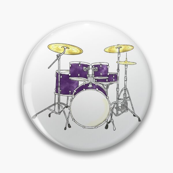 Item preview, Drum Kit (Purple) designed and sold by Veronica Pifer.