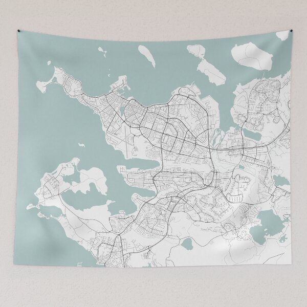 Item preview, Reykjavik City Map designed and sold by JLCDesign.