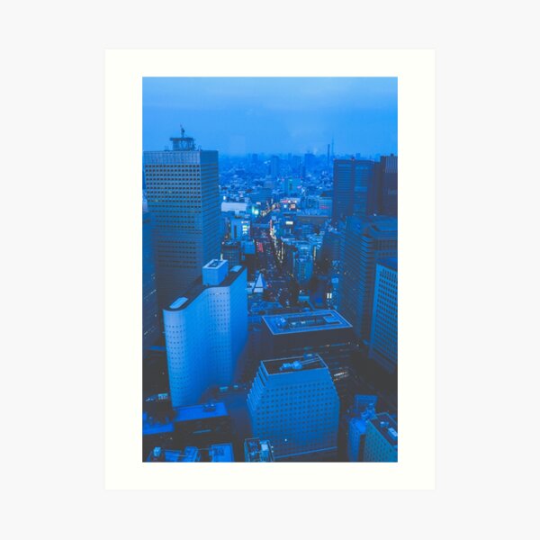 Tokyo Blues Art Print