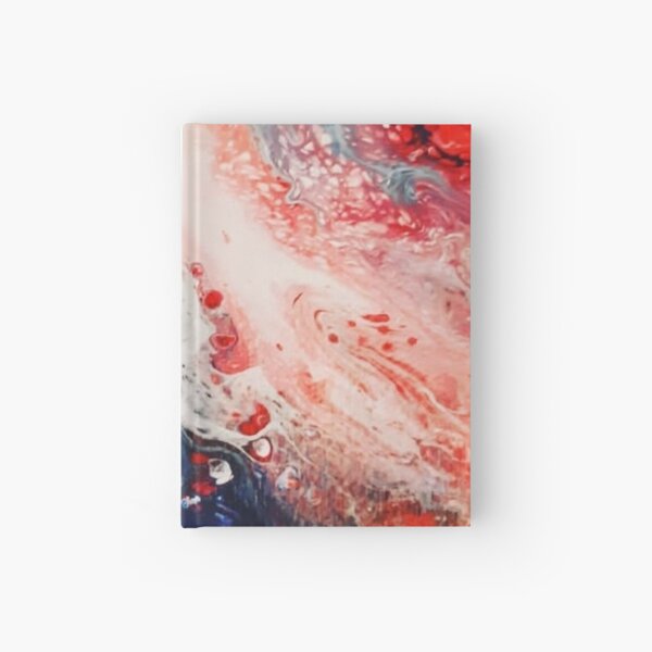 Waves of color Hardcover Journal