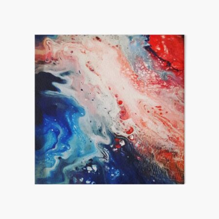 Waves of color Art Board Print