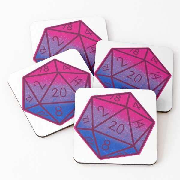Item preview, Bisexual Pride D20 designed and sold by FelixSin.