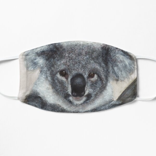 Koala Watercolor Art Flat Mask