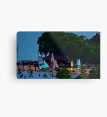 Evanston Summer Fun Metal Print