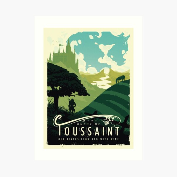 Visit The Continent IV Art Print
