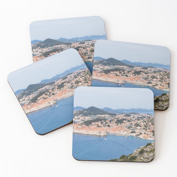 Item preview, Tender boats moving between a cruise ship and Dubrovnik harbour designed and sold by wellsie82.