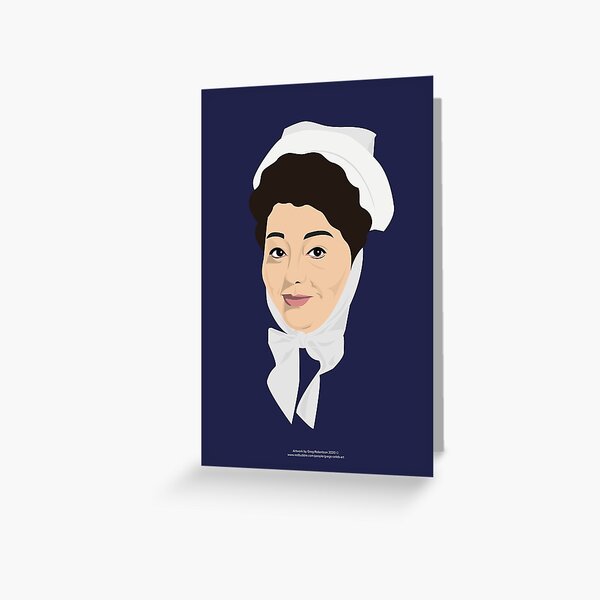 Hattie Jacques as Matron Greeting Card