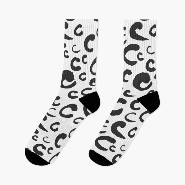 Item preview, C pattern black on white  designed and sold by mazhuzha.
