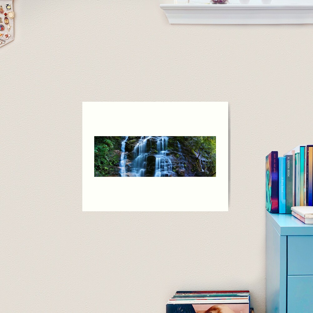 Sylvia Falls, Blue Mountains, New South Wales, Australia Art Print