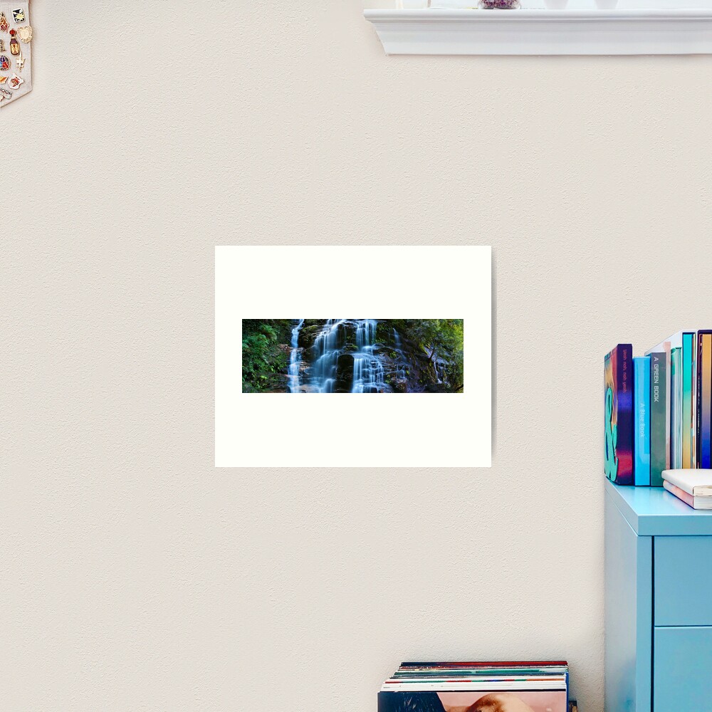 Sylvia Falls, Blue Mountains, New South Wales, Australia Art Print