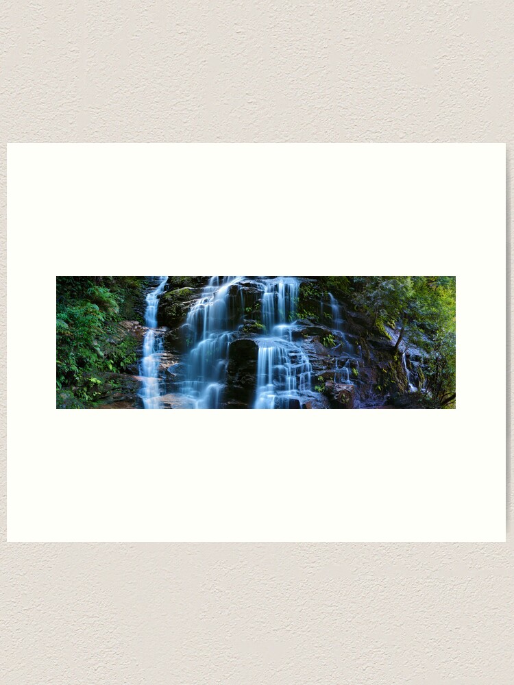 Alternate view of Sylvia Falls, Blue Mountains, New South Wales, Australia Art Print