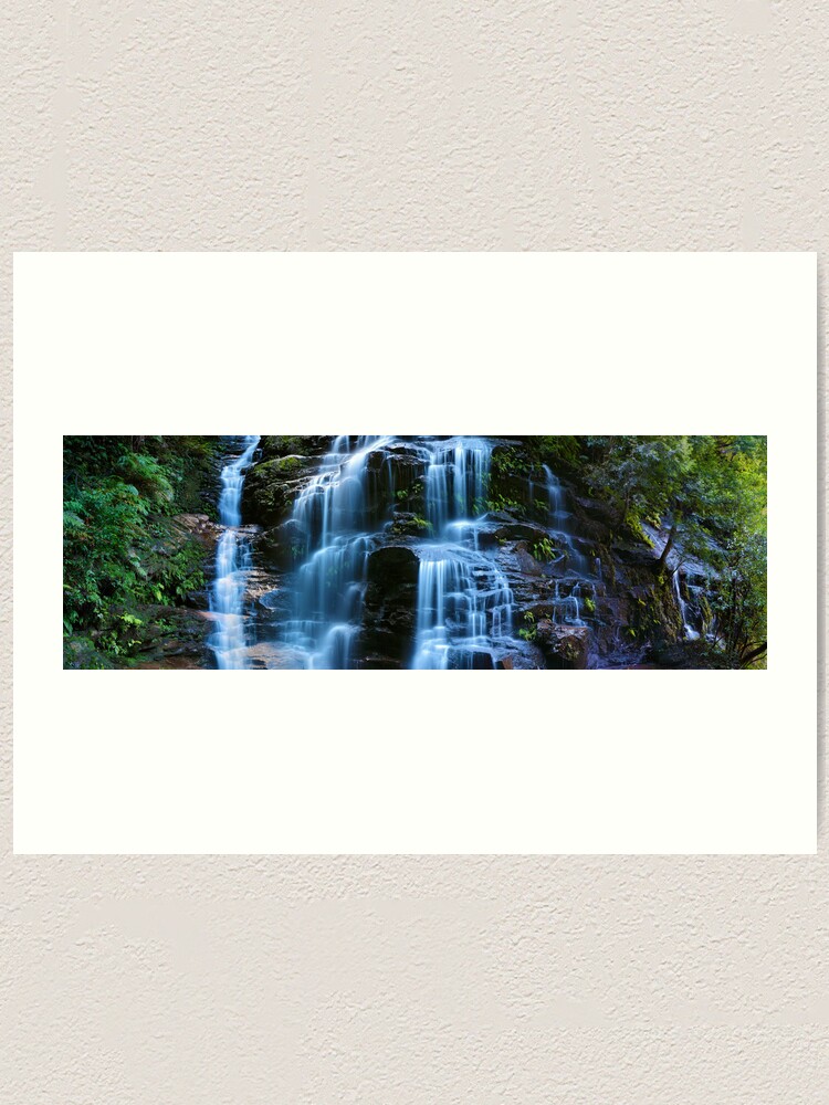 Alternate view of Sylvia Falls, Blue Mountains, New South Wales, Australia Art Print