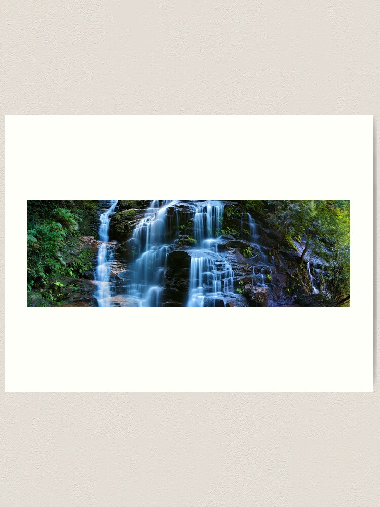 Alternate view of Sylvia Falls, Blue Mountains, New South Wales, Australia Art Print
