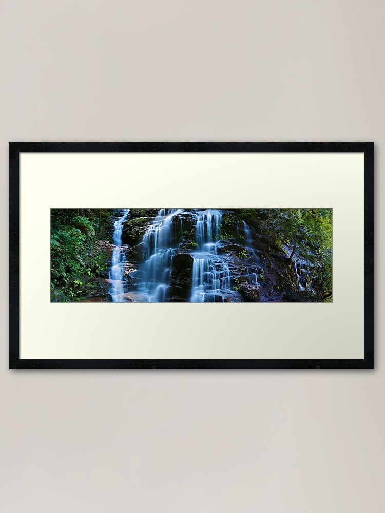 Alternate view of Sylvia Falls, Blue Mountains, New South Wales, Australia Framed Art Print