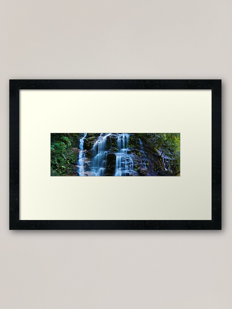 Alternate view of Sylvia Falls, Blue Mountains, New South Wales, Australia Framed Art Print
