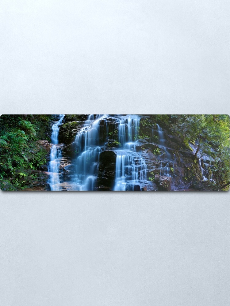 Alternate view of Sylvia Falls, Blue Mountains, New South Wales, Australia Metal Print