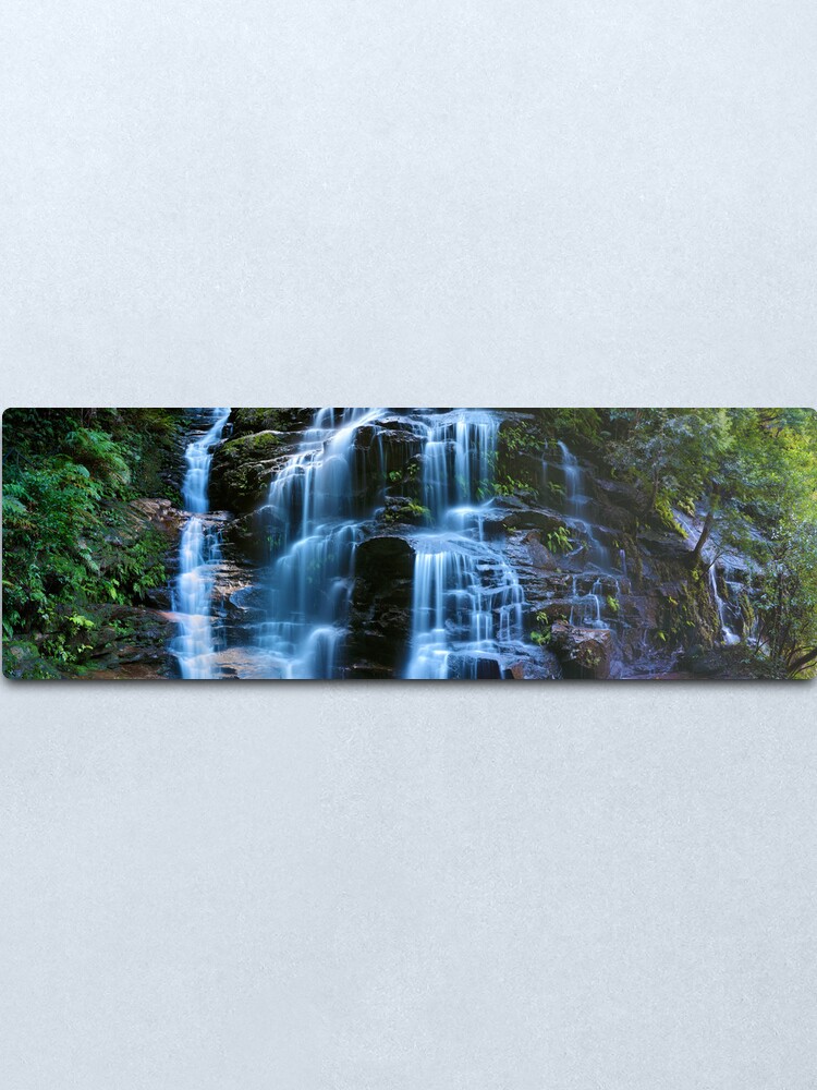Alternate view of Sylvia Falls, Blue Mountains, New South Wales, Australia Metal Print