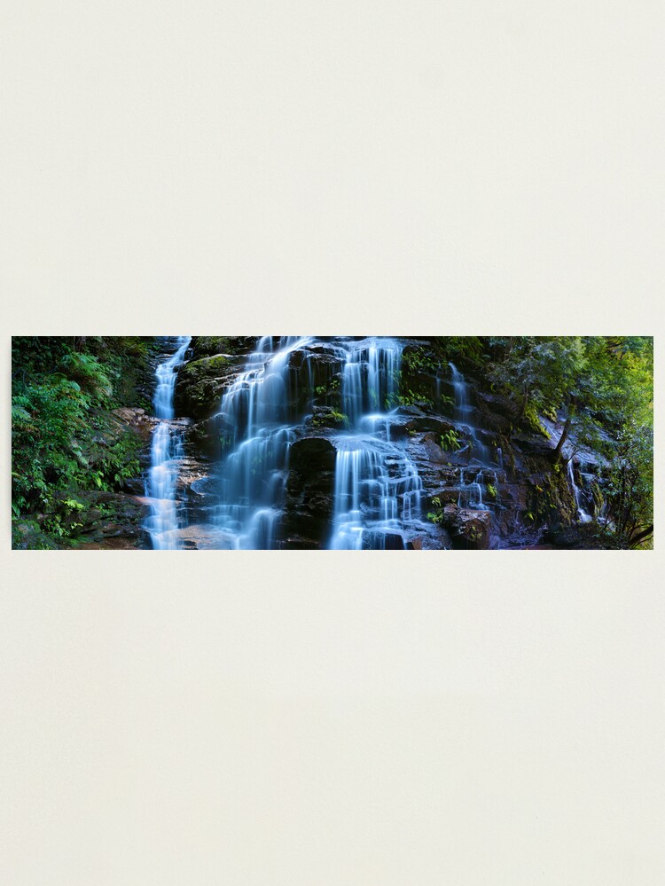 Alternate view of Sylvia Falls, Blue Mountains, New South Wales, Australia Photographic Print
