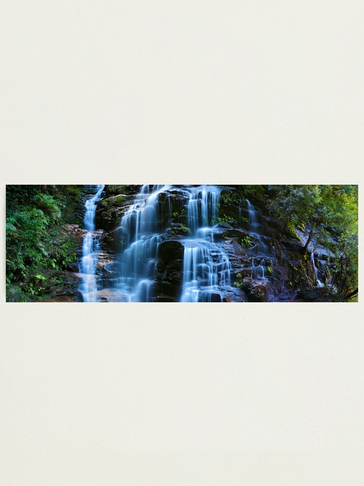 Alternate view of Sylvia Falls, Blue Mountains, New South Wales, Australia Photographic Print