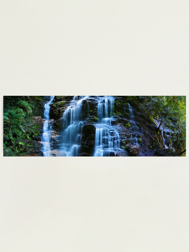 Alternate view of Sylvia Falls, Blue Mountains, New South Wales, Australia Photographic Print