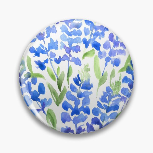 Item preview, Watercolor Texas bluebells designed and sold by blursbyai.