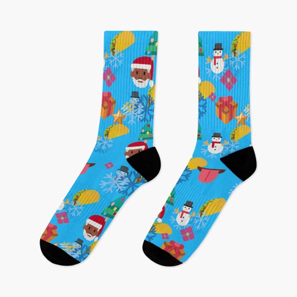 Item preview, black santa taco christmas designed and sold by Gossip Rag.