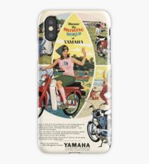 Yamaha ad in old magazine iPhone Case