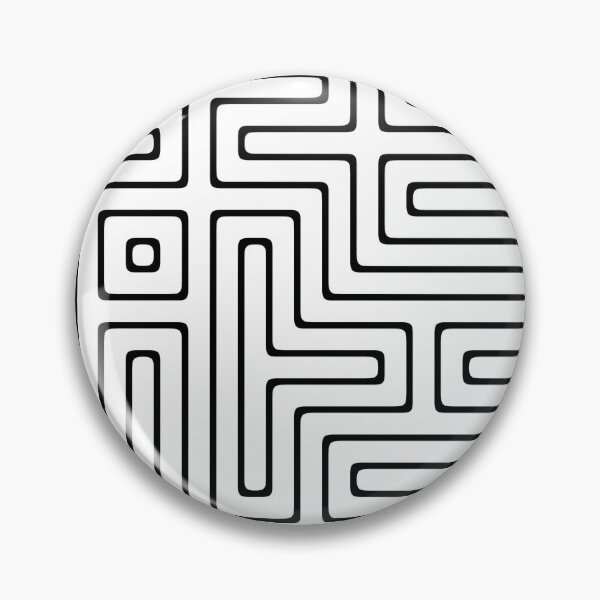 Item preview, black and white maze designed and sold by Sybille-Yates.