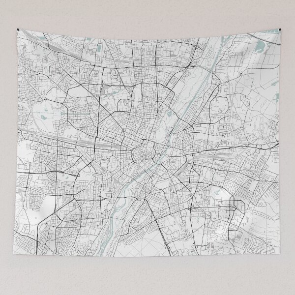 Item preview, Munich City Map designed and sold by JLCDesign.