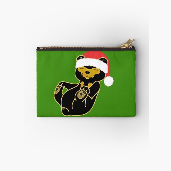 Item preview, Christmas Sun Bear with Red Santa Hat designed and sold by Grifynne.