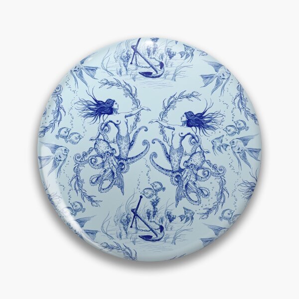 Item preview, Mermaid toile designed and sold by amy jacobus.