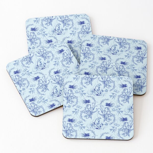 Item preview, Mermaid toile designed and sold by amy jacobus.