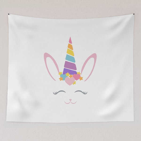 Item preview, Cute Unicorn facemask designed and sold by zaki ⭐⭐⭐⭐⭐.