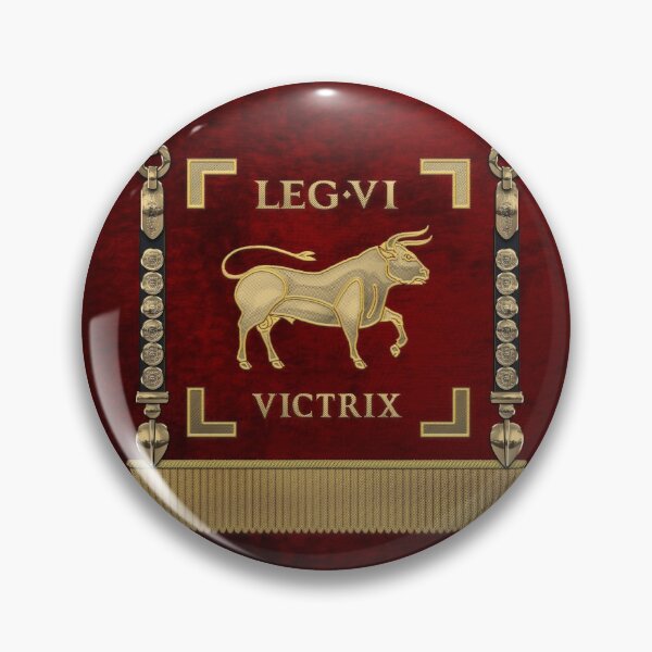 Item preview, Standard of the Victorious Sixth Legion - Vexillum of Legio VI Victrix designed and sold by Serge Averbukh Art Studio.