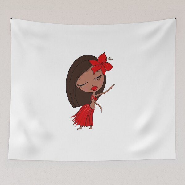 Item preview, Hula Dancer in Red designed and sold by Shelley  Epling Embrey.
