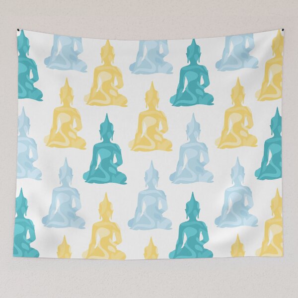 Item preview, Fresh Air Buddhas Pattern designed and sold by XOOXOO.