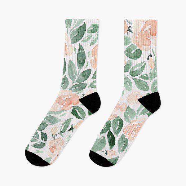 Item preview, Loose watercolor florals, "Miriam" designed and sold by blursbyai.
