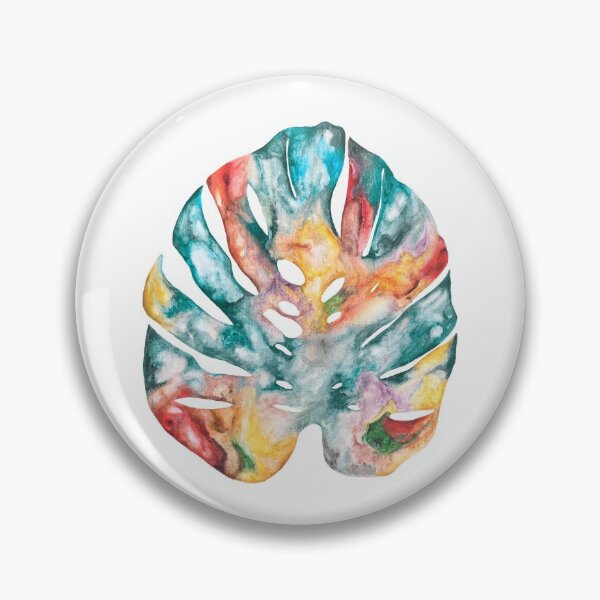 Item preview, Colourful Cheese Plant Leaf - Botanical designed and sold by Leela's House.