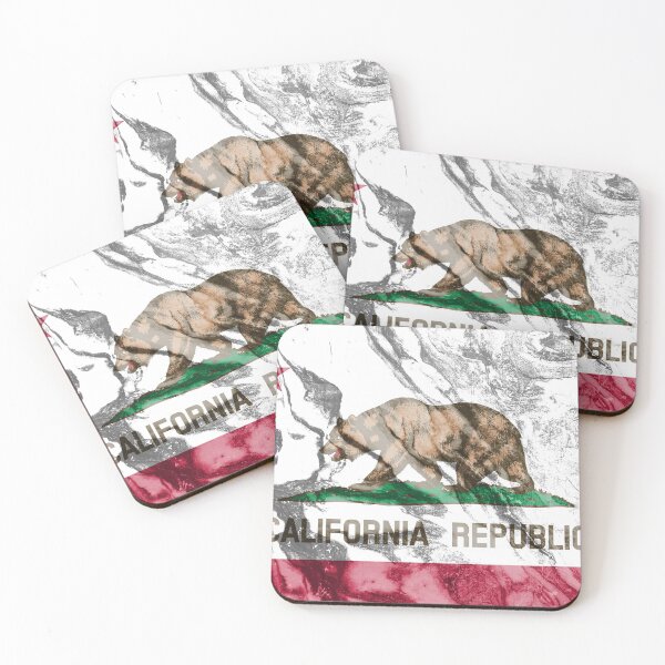 Item preview, Marble flag of California designed and sold by Dr-Pen.