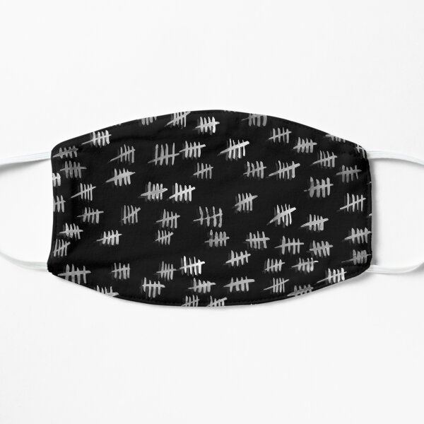Anticipiating countdown - white on black Mask