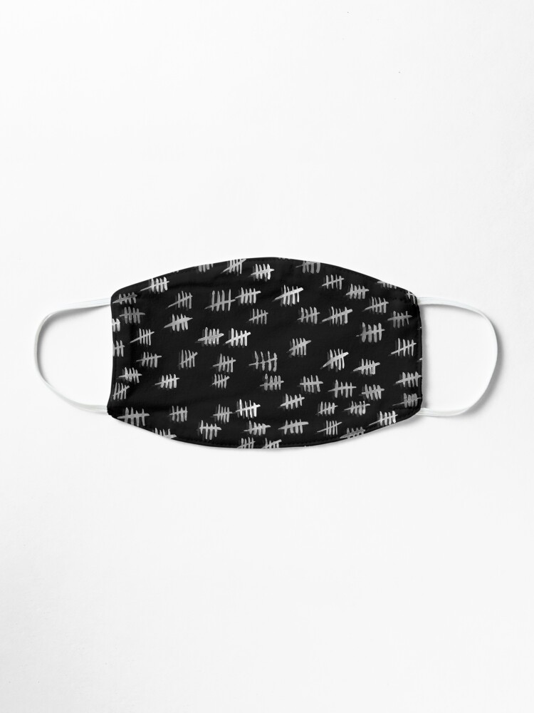 Alternate view of Anticipiating countdown - white on black Mask