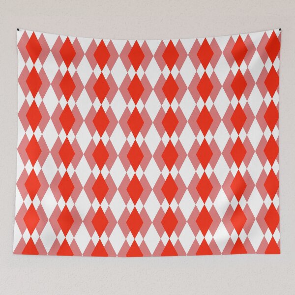 Item preview, Red diamond pattern designed and sold by morganmaterni.