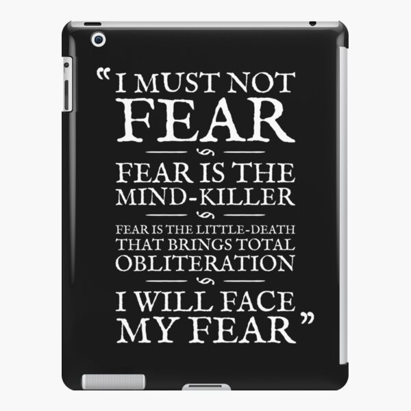 Letanía contra el miedo Funda rígida para iPad