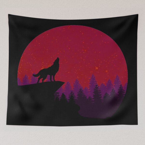 Item preview, wolf and night  designed and sold by Eldad Alemu.