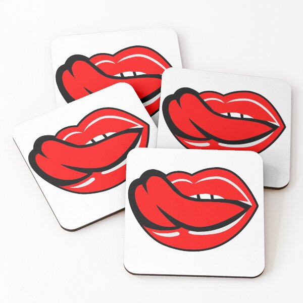 Item preview, Labios rojos y lengua designed and sold by babydollchic.
