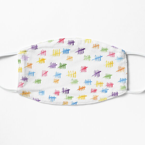 Anticipiating countdown - rainbow colors Mask