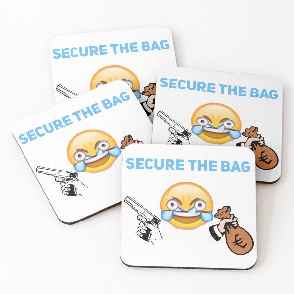 Item preview, Secure The Bag Emoji Crying Laughing Crazy designed and sold by Joepseudo.