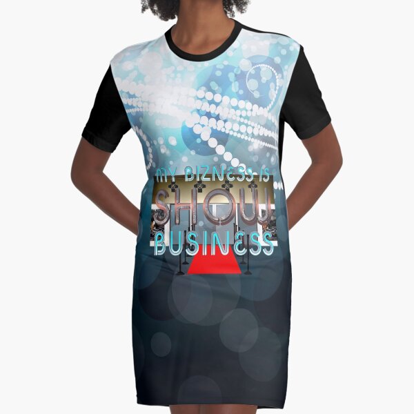 Show Business Graphic T-Shirt Dress