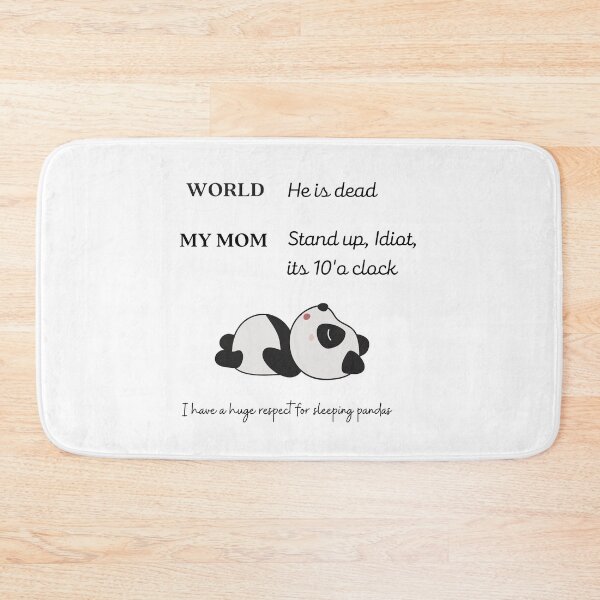 Item preview, My mom and me and sleeping panda designed and sold by DukeDoctor.