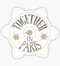 Pegatina Juntos en PARIS